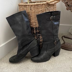 Black soft leather “You’re the One” Seychelles boots. size 9 with 2.5” heel